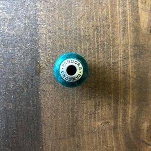 Teal shimmer Pandora charm